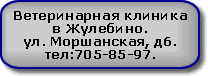 Ветклиника в Жулебино т:705-85-97